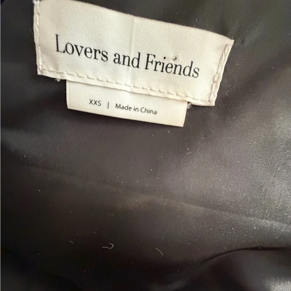 Lovers and Friends Metallic Puffer Jacket Sz XXS - Picture 13 of 14